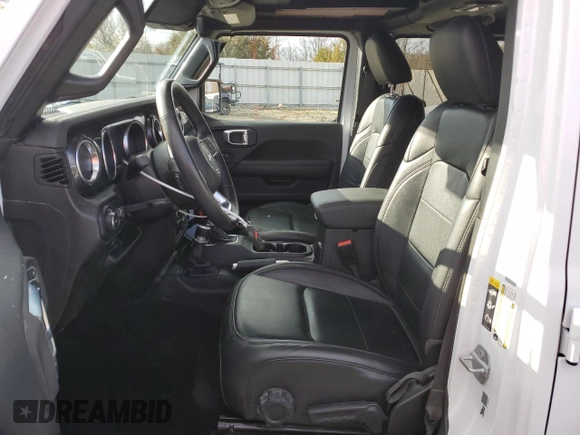 2022 Jeep Wrangler Unlimited Sahara Altitude with VIN 1C4HJXEG2NW260905, listed as a Copart auction lot 86986584 with 7,219 mi miles and Non Repairable. Bid and sale history available at DreamBid. Image 7.
