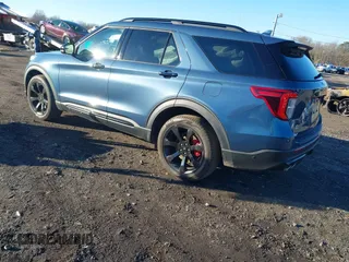 2020 Ford Explorer ST with VIN 1FM5K8GC2LGC23596, listed as a IAAI auction lot 41070463 with 78,518 mi miles. Bid and sale history available at carsss.com. Image 3.