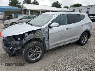 2018 Hyundai Santa Fe 2.4L с VIN 5XYZTDLB6JG501862, выставлен на аукционе Copart как лот 55926815 с пробегом 104 703 миль миль и Списание • Salvage title. История ставок и продаж доступна на DreamBid. Изображение 1.