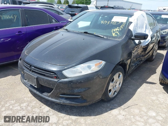 2013 Dodge Dart SE with VIN 1C3CDFAA4DD302311, listed as a IAAI auction lot 41939129 with 178,285 mi miles and . Bid and sale history available at carsss.com. Image 2.