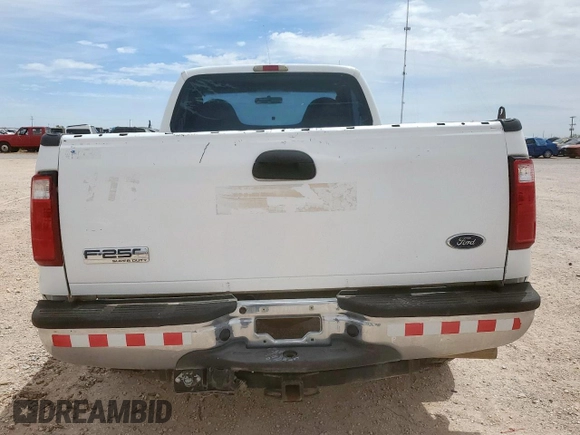 2005 Ford F-250 XL with VIN 1FTSF20P65EB37695, listed as a Copart auction lot 55752885 with 238,436 mi miles and Clean title. Bid and sale history available at DreamBid. Image 6.