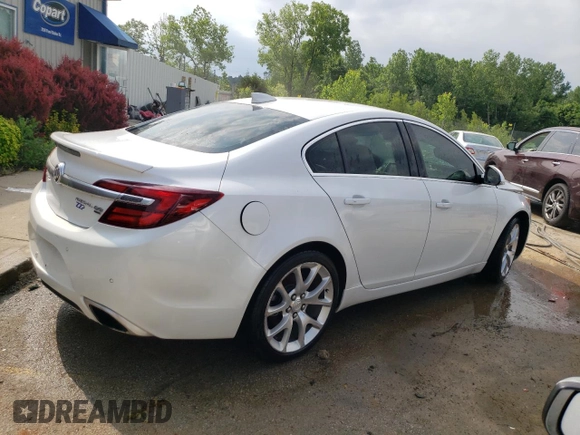 2016 Buick Regal GS with VIN 2G4GV5GX9G9127308, listed as a Copart auction lot 55825364 with 87,604 mi miles and Non Repairable. Bid and sale history available at carsss.com. Image 3.