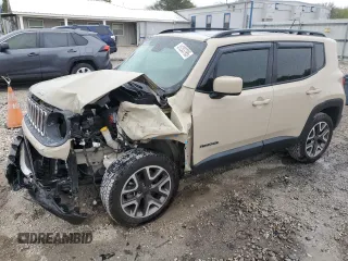 2015 Jeep Renegade Latitude with VIN ZACCJBBT6FPB85235, listed as a Copart auction lot 51203795 with 35,527 mi miles and Salvage Title. Bid and sale history available at carsss.com. Image 1.