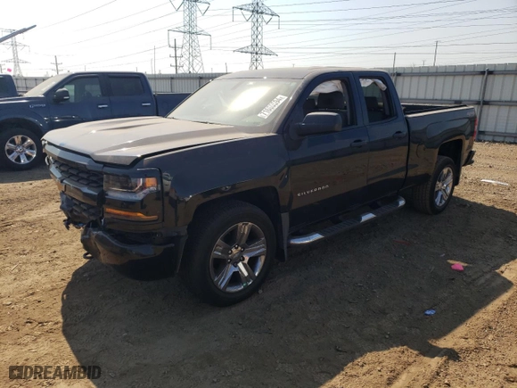 2017 Chevrolet Silverado 1500 Custom with VIN 1GCVKPEH1HZ158488, listed as a Copart auction lot 71665594 with 0 mi miles and Salvage Title. Bid and sale history available at carsss.com. Image 1.