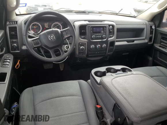 2018 Ram 1500 Express with VIN 1C6RR7KT1JS296009, listed as a Copart auction lot 54512045 with 154,621 mi miles and Salvage title. Bid and sale history available at DreamBid. Image 8.