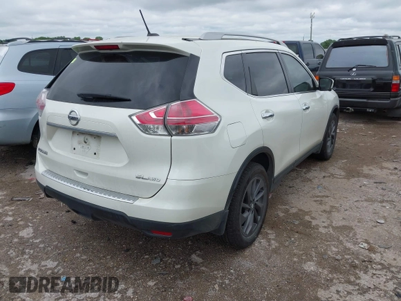 2016 Nissan Rogue SL with VIN 5N1AT2MV7GC766714, listed as a IAAI auction lot 42192783 with 171,489 mi miles and . Bid and sale history available at DreamBid. Image 4.