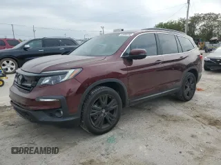 2022 Honda Pilot Special Edition with VIN 5FNYF6H26NB084442, listed as a Copart auction lot 52899755 with 53,627 mi miles and Salvage Title. Bid and sale history available at carsss.com. Image 1.