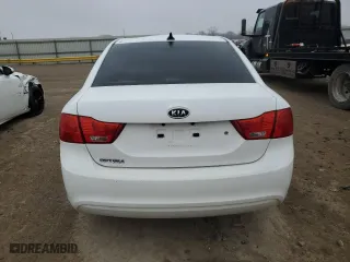 2010 Kia Optima LX with VIN KNAGG4A82A5396326, listed as a Copart auction lot 44158505 with 0 mi miles and Salvage Title. Bid and sale history available at carsss.com. Image 6.