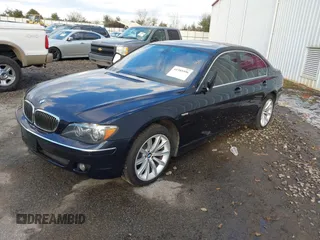 2008 BMW 7 Series 750i with VIN WBAHL83548DT14414, listed as a IAAI auction lot 41385596 with 153,303 mi miles and . Bid and sale history available at DreamBid. Image 2.