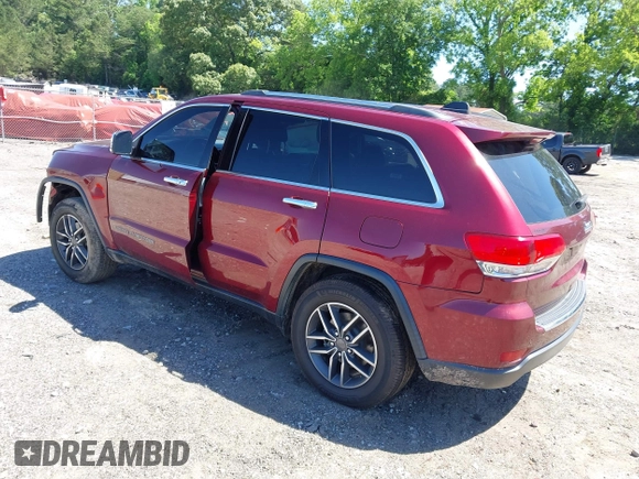 2019 Jeep Grand Cherokee Limited with VIN 1C4RJEBG0KC656728, listed as a IAAI auction lot 42303218 with 107,544 mi miles and . Bid and sale history available at DreamBid. Image 3.