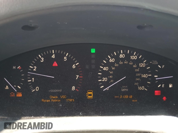 2004 Lexus LS 430 z VIN JTHBN36F340168081, wystawiony jako Copart lot #56130145 z przebiegiem 313 818 mil mil oraz Szkoda całkowita • Salvage title. Historia ofert i sprzedaży dostępna na DreamBid. Obrazek 9.
