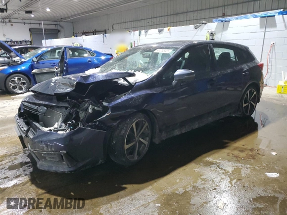 2020 Subaru Impreza Special Sports z VIN 4S3GTAM69L3733127, wystawiony jako Copart lot #44258435 z przebiegiem 114 322 mil mil oraz Szkoda całkowita • Salvage title. Historia ofert i sprzedaży dostępna na DreamBid. Obrazek 1.