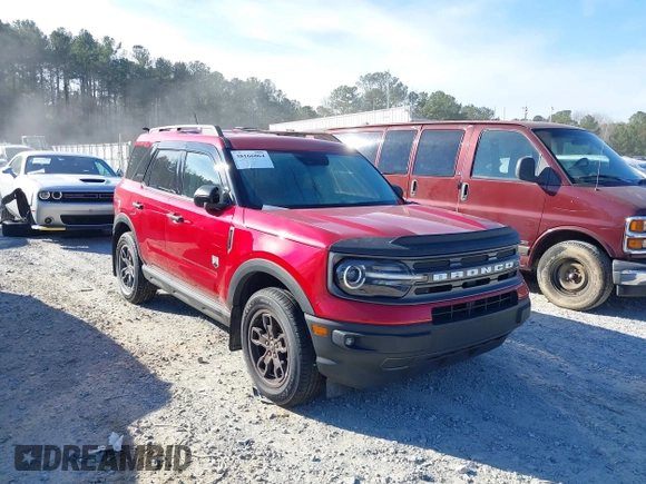 2021 Ford Bronco Sport Big Bend with VIN 3FMCR9B67MRA98566, listed as a IAAI auction lot 38166064 with Not provided miles and . Bid and sale history available at DreamBid. Image 1.