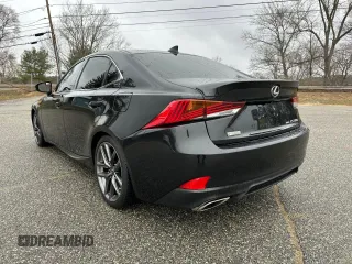 2019 Lexus IS with VIN JTHC81D22K5035098, listed as a Copart auction lot 52459935 with 165,348 mi miles and Clean Title. Bid and sale history available at carsss.com. Image 3.