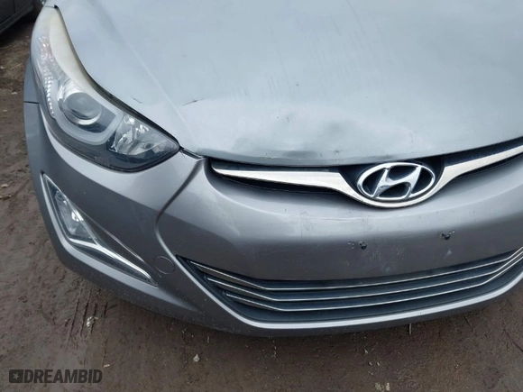 2014 Hyundai Elantra SE with VIN KMHDH4AE7EU159265, listed as a IAAI auction lot 42026041 with 196,616 mi miles. Bid and sale history available at carsss.com. Image 12.
