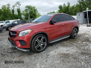 2017 Mercedes-Benz GLE 43 AMG with VIN 4JGED6EB6HA073186, listed as a Copart auction lot 58568595 with 145,012 mi miles and Salvage title. Bid and sale history available at DreamBid. Image 1.