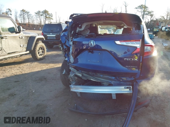 2020 Acura RDX with VIN 5J8TC2H38LL015929, listed as a IAAI auction lot 41533402 with 50,450 mi miles and . Bid and sale history available at DreamBid. Image 6.