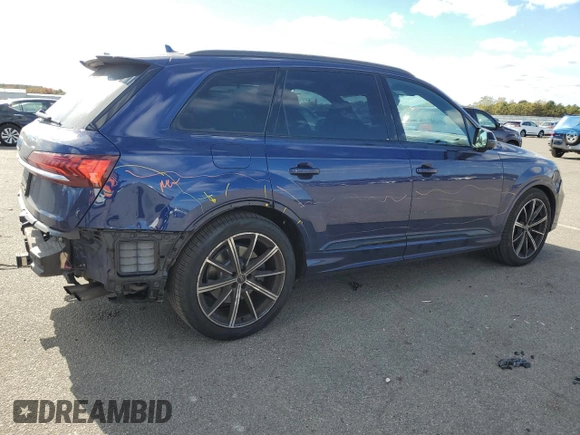 2021 Audi SQ7 Premium Plus z VIN WA1AWBF73MD034266, wystawiony jako Copart lot #74401044 z przebiegiem 37 360 mil mil oraz Szkoda całkowita • Salvage title. Historia ofert i sprzedaży dostępna na DreamBid. Obrazek 3.