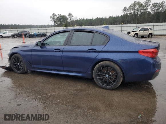 2019 BMW 5 Series 540i xDrive with VIN WBAJE7C56KWW17843, listed as a Copart auction lot 41979375 with Not Provided miles and Salvage Title. Bid and sale history available at DreamBid. Image 2.