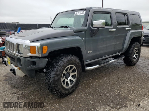 2009 Hummer H3 Adventure с VIN 5GTEN13E998108077, выставлен на аукционе Copart как лот 56959115 с пробегом Не указан миль и Чистый • Clean title. История ставок и продаж доступна на DreamBid. Изображение 1.