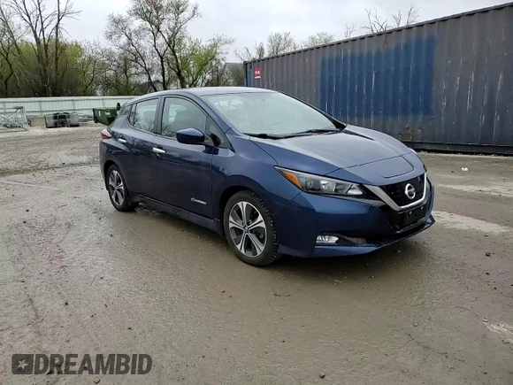 2018 Nissan LEAF S with VIN 1N4AZ1CPXJC307996, listed as a Copart auction lot 55135345 with 73,770 mi miles and Clean Title. Bid and sale history available at DreamBid. Image 13.
