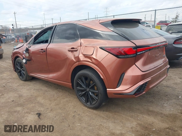 2023 Lexus RX with VIN 2T2BCMEA6PC003036, listed as a IAAI auction lot 41805006 with 27,012 mi miles. Bid and sale history available at carsss.com. Image 3.