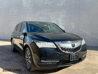 2014 Acura MDX Tech Pkg with VIN 5FRYD3H44EB019206, listed as a Copart auction lot 54153455 with 155,425 mi miles and Clean Title. Bid and sale history available at carsss.com. Image 1.