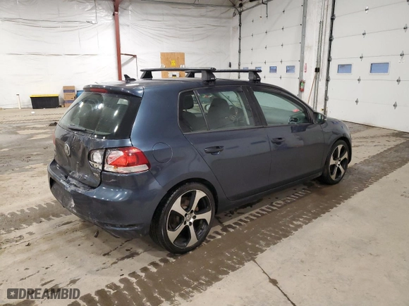 2013 Volkswagen Golf TDI w/Sunroof & Nav with VIN WVWNM7AJ6DW040886, listed as a Copart auction lot 81915724 with 186,427 mi miles and Salvage Title. Bid and sale history available at carsss.com. Image 3.