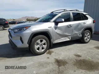 2021 Toyota RAV4 Hybrid XLE with VIN 4T3RWRFV0MU047527, listed as a Copart auction lot 49693115 with 39,433 mi miles and Salvage Title. Bid and sale history available at carsss.com. Image 1.