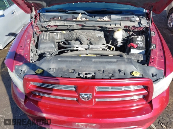 2012 Ram 1500 Sport with VIN 1C6RD7MT9CS161603, listed as a IAAI auction lot 41202927 with 212,522 mi miles and . Bid and sale history available at DreamBid. Image 10.