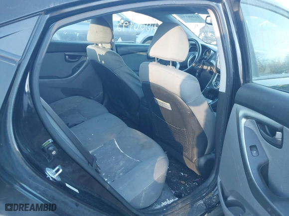 2012 Hyundai Elantra GLS with VIN KMHDH4AE8CU254219, listed as a IAAI auction lot 41206192 with 210,817 mi miles. Bid and sale history available at carsss.com. Image 8.