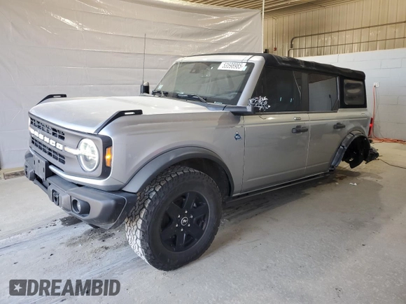 2022 Ford Bronco with VIN 1FMDE5BH7NLB36534, listed as a Copart auction lot 53598985 with 47,572 mi miles and Salvage title. Bid and sale history available at DreamBid. Image 1.
