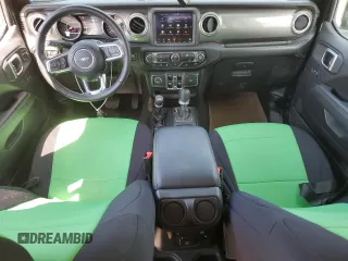 2020 Jeep Wrangler Unlimited Sahara with VIN 1C4HJXEG3LW145470, listed as a Copart auction lot 59386005 with 47,838 mi miles and Salvage title. Bid and sale history available at DreamBid. Image 8.