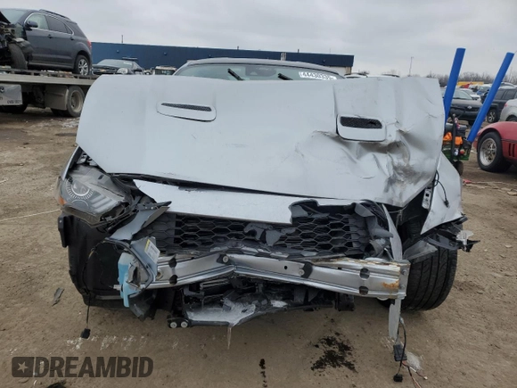 2021 Ford Mustang EcoBoost with VIN 1FA6P8TH3M5135378, listed as a Copart auction lot 44430335 with 11,322 mi miles and Salvage Title. Bid and sale history available at carsss.com. Image 5.