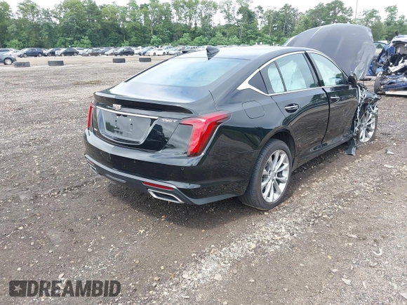 2023 Cadillac CT5 Premium Luxury with VIN 1G6DS5RK9P0110250, listed as a IAAI auction lot 42543032 with 12,305 mi miles and . Bid and sale history available at DreamBid. Image 4.