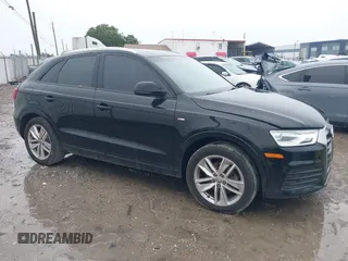 2018 Audi Q3 Premium with VIN WA1BCCFS5JR016874, listed as a IAAI auction lot 42401758 with 98,374 mi miles and . Bid and sale history available at DreamBid. Image 1.