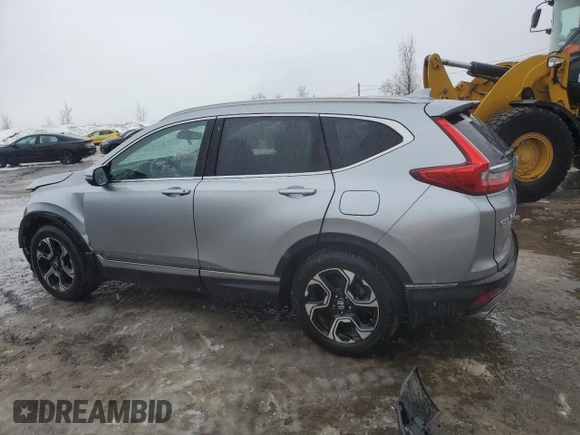2018 Honda CR-V Touring with VIN 2HKRW2H9XJH118369, listed as a Copart auction lot 46841365 with 74,192 mi miles and Salvage Title. Bid and sale history available at carsss.com. Image 2.
