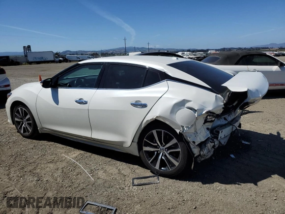 2021 Nissan Maxima SV with VIN 1N4AA6CV9MC515214, listed as a Copart auction lot 56534195 with 52,974 mi miles and Salvage title. Bid and sale history available at DreamBid. Image 2.