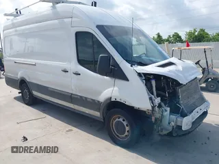 2023 Ford Transit Cargo with VIN 1FTLW3X86PKC12960, listed as a IAAI auction lot 42174156 with 23,420 mi miles and . Bid and sale history available at DreamBid. Image 1.