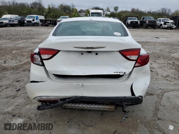 2015 Chrysler 200 S z VIN 1C3CCCBB5FN710029, wystawiony jako Copart lot #51744345 z przebiegiem 177 546 mil mil oraz Nie do naprawy • Non repairable. Historia ofert i sprzedaży dostępna na DreamBid. Obrazek 6.