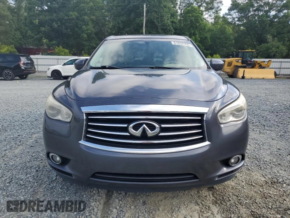 2014 Infiniti QX60 with VIN 5N1AL0MN7EC502748, listed as a Copart auction lot 61034955 with 174,278 mi miles and Salvage title. Bid and sale history available at DreamBid. Image 5.