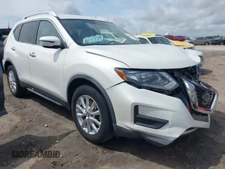 2018 Nissan Rogue SV with VIN KNMAT2MT8JP597774, listed as a IAAI auction lot 41956655 with 63,237 mi miles and . Bid and sale history available at carsss.com. Image 1.