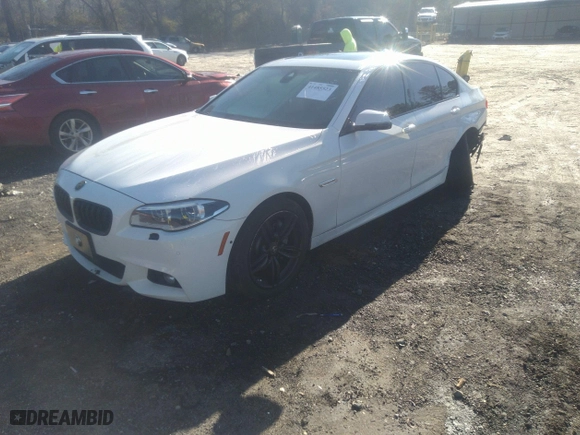 2015 BMW 5 Series 535i xDrive with VIN WBA5B3C53FD541695, listed as a IAAI auction lot 41485523 with 130,133 mi miles. Bid and sale history available at carsss.com. Image 18.