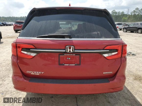 2022 Honda Odyssey Touring z VIN 5FNRL6H88NB001837, wystawiony jako Copart lot #51494635 z przebiegiem 37 695 mil mil oraz Szkoda całkowita • Salvage title. Historia ofert i sprzedaży dostępna na DreamBid. Obrazek 6.