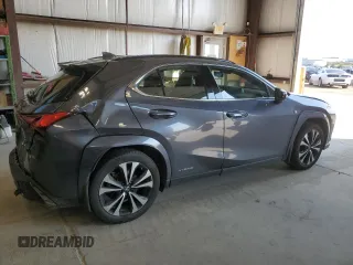 2022 Lexus UX 250h F Sport with VIN JTHR9JBH7N2056940, listed as a Copart auction lot 67380624 with 47,854 mi miles and Salvage Title. Bid and sale history available at DreamBid. Image 3.