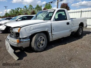 2003 Chevrolet Silverado 1500 with VIN 1GCEC14X43Z296067, listed as a Copart auction lot 56569374 with 0 mi miles and Salvage Title. Bid and sale history available at carsss.com. Image 1.