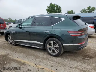 2022 Genesis GV80 with VIN KMUHBDSB7NU082633, listed as a Copart auction lot 53840794 with 13,025 mi miles and Salvage Title. Bid and sale history available at carsss.com. Image 2.