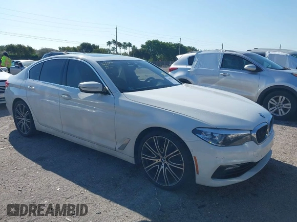 2018 BMW 5 Series 530i with VIN WBAJA5C57JWA35784, listed as a IAAI auction lot 41889468 with 68,471 mi miles and . Bid and sale history available at DreamBid. Image 1.