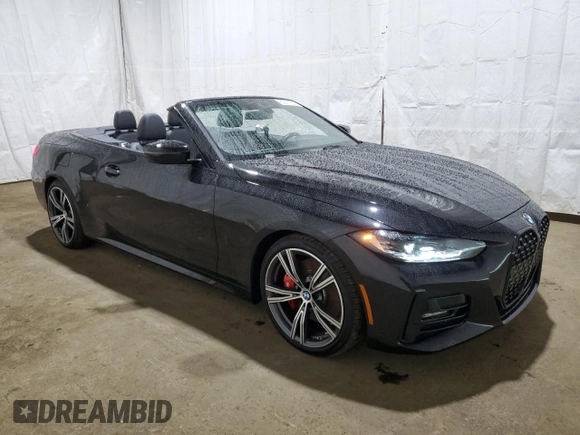 2023 BMW 4 Series 430i z VIN WBA23AT06PCL91792, wystawiony jako Copart lot #85511134 z przebiegiem 14 326 mil mil oraz Nie do naprawy. Historia ofert i sprzedaży dostępna na DreamBid. Obrazek 4.