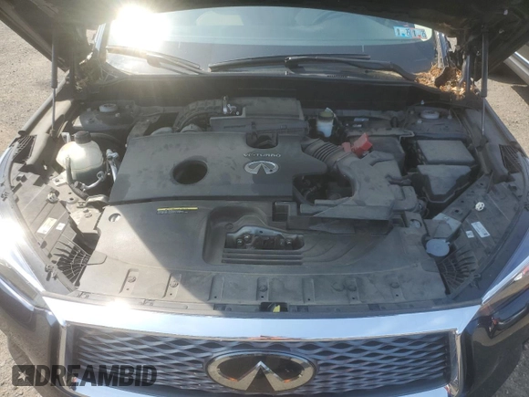 2021 Infiniti QX50 Essential z VIN 3PCAJ5CBXMF118608, wystawiony jako Copart lot #60856885 z przebiegiem 31 040 mil mil oraz Czysty tytuł • Clean title. Historia ofert i sprzedaży dostępna na DreamBid. Obrazek 12.